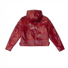 Load image into Gallery viewer, "Im Worth Alot" Hooded Jacket
