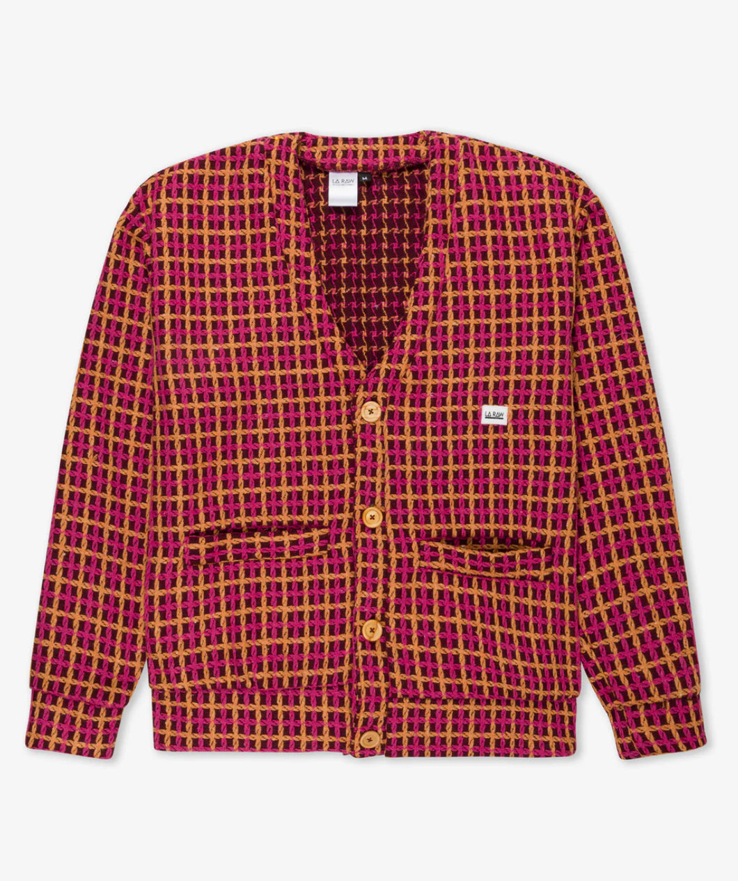 LA RAW Cardigan (PLAID)