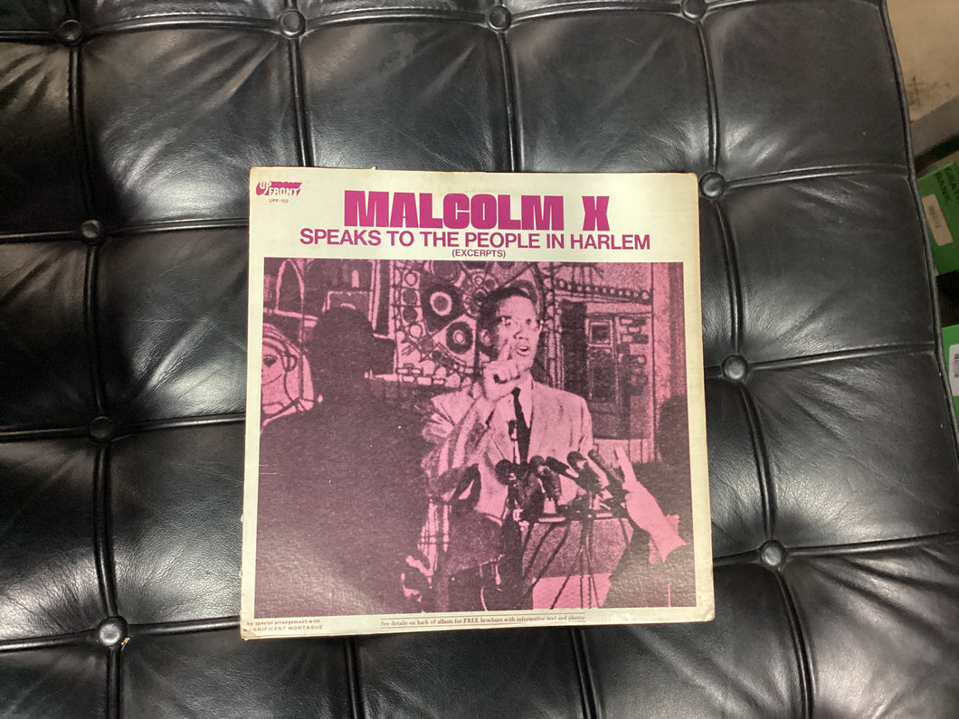 Malcolm X Speaks to the People in Harlem