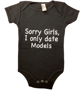 Only Date Models onesie