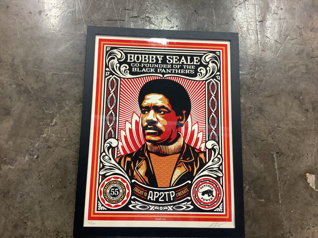 Bobby Seale Art Print by Shepard Fairey