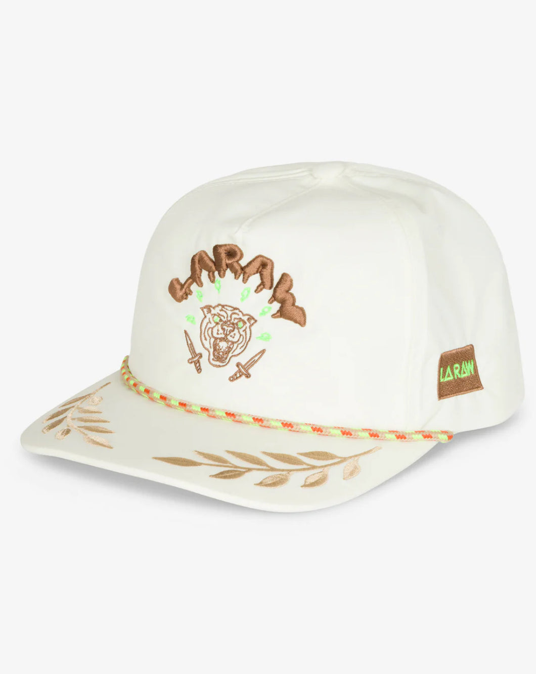 LA RAW LOGO TRUCKER HAT(WHITE)