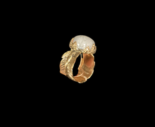 Load image into Gallery viewer, Brass Flowered Ring
