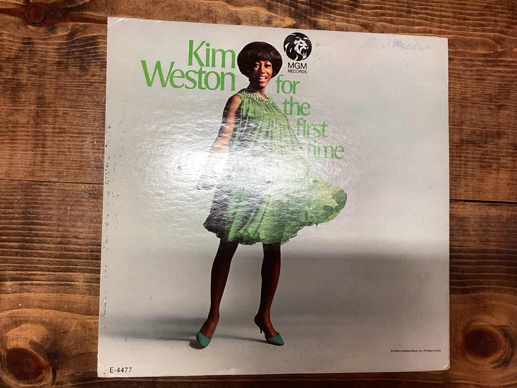 Kim Weston for the first time