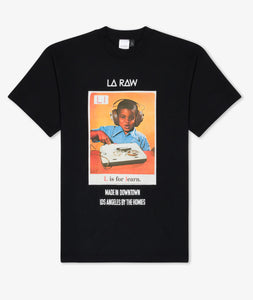 LA RAW "L" TEE