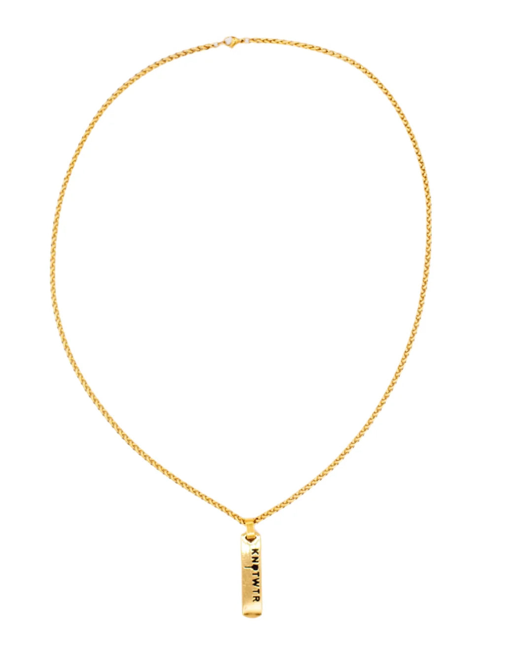 KNOTWTR Gold Pendant Necklace