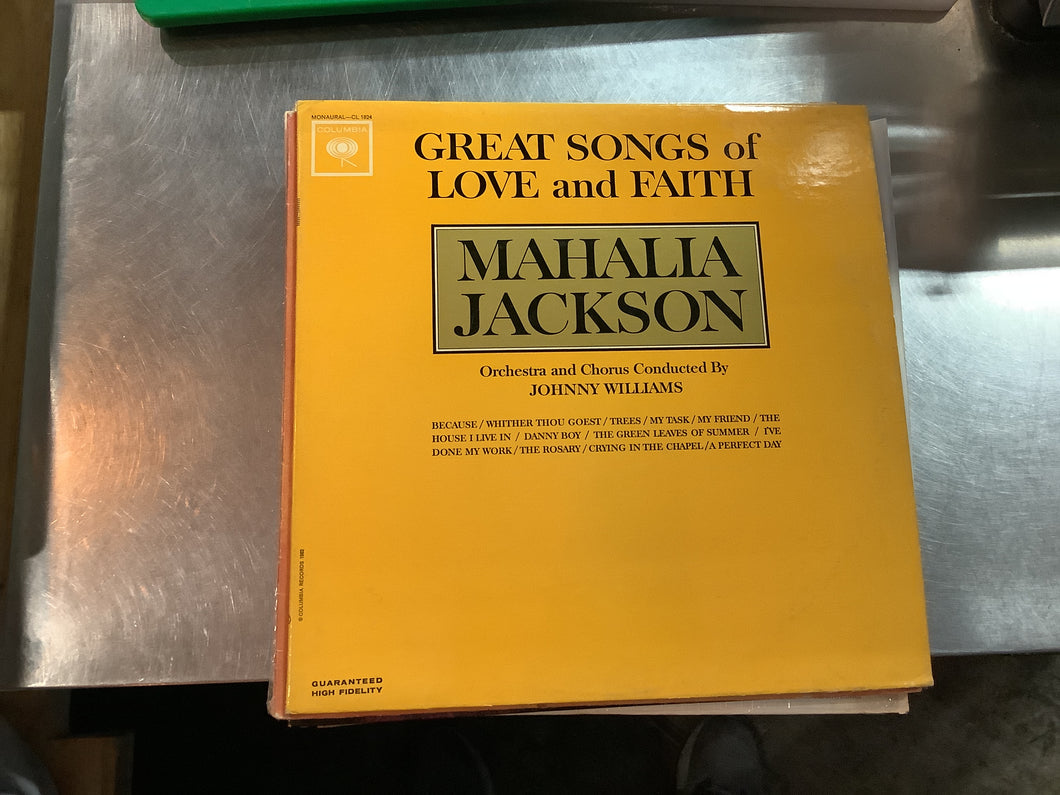 Mahalia Jackson Great Songs of Love