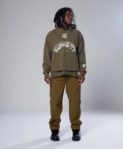 LA RAW Humanity Crop Hoodie