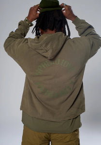 LA RAW Humanity Crop Hoodie