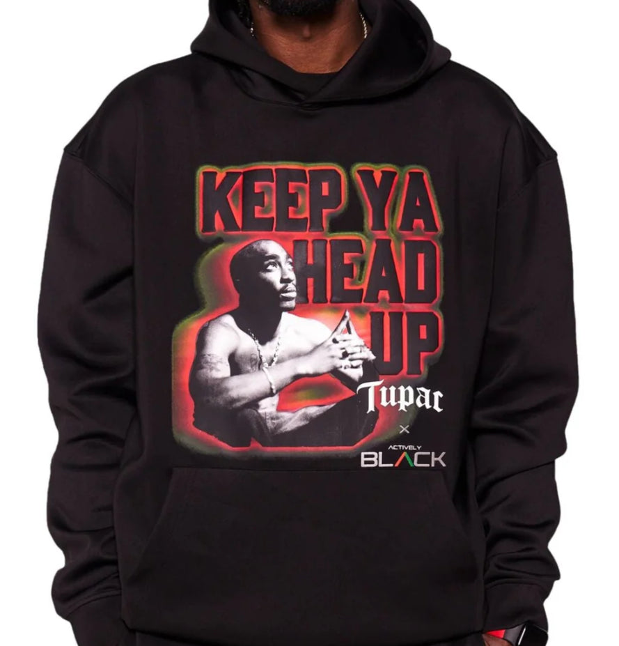 Tupac x AB Head Up Hoodie
