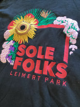 Load image into Gallery viewer, Sole Folks Floral Crew (Blk)

