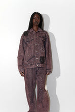 Load image into Gallery viewer, Purple Rhinestone Denims
