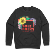 Load image into Gallery viewer, &quot;FLOWERS&quot; OVERSIZED CREWNECK
