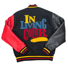 Load image into Gallery viewer, IN LIVING COLOR VARSITY JACKET
