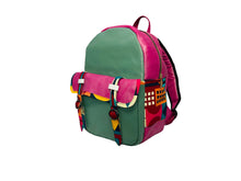 Load image into Gallery viewer, Guava Mint Shapes Amralo Backpack
