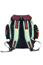 Load image into Gallery viewer, Kente Turquoise Maya Backpack
