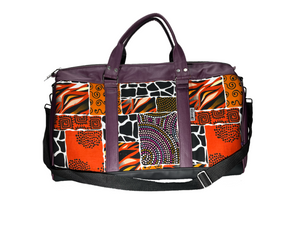 Purple Sage Animal Duffle Bag
